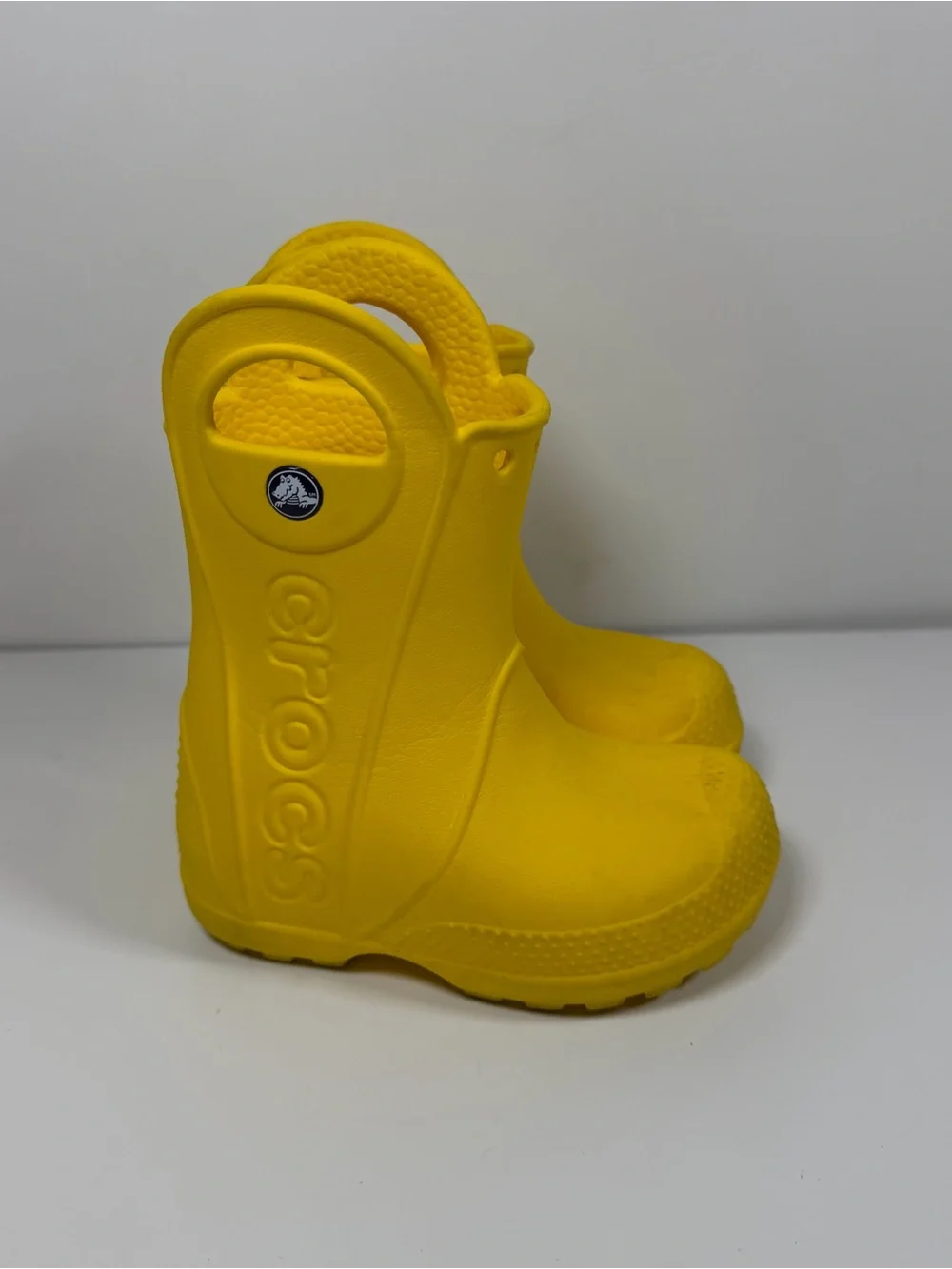 CROCS Kids Yellow Waterproof Rain Boots